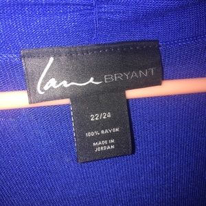 Lane Bryant 22/24 royal blue shrug